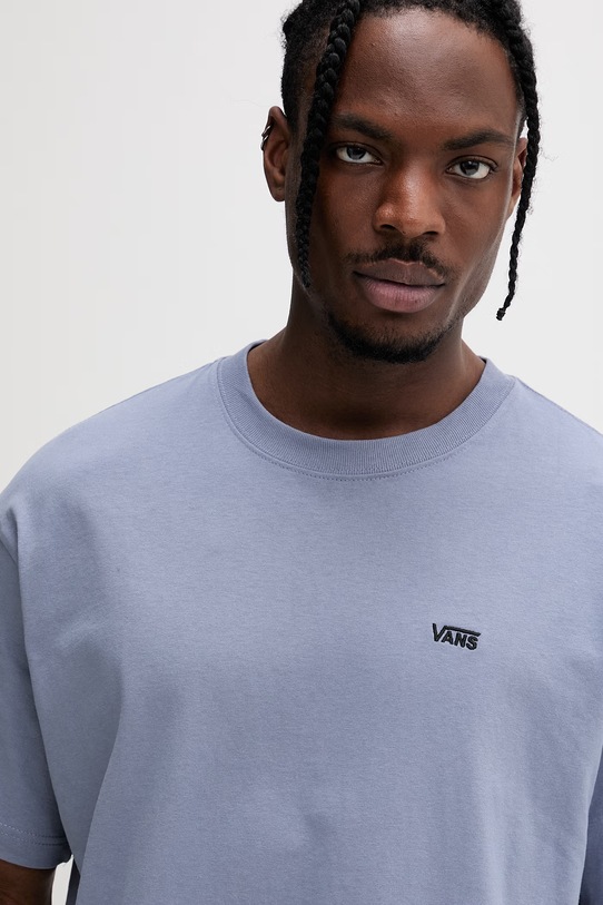 Vans t-shirt basic męski bawełniany niebieski VN000P1PFOI1