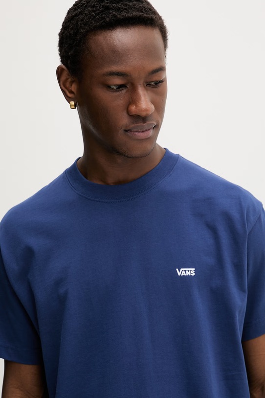 Vans t-shirt męski bawełniany niebieski VN000R9XFOB1