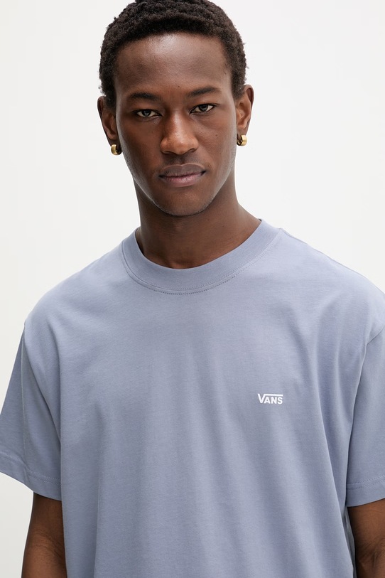 Vans t-shirt męski bawełniany niebieski VN000R9XFOI1