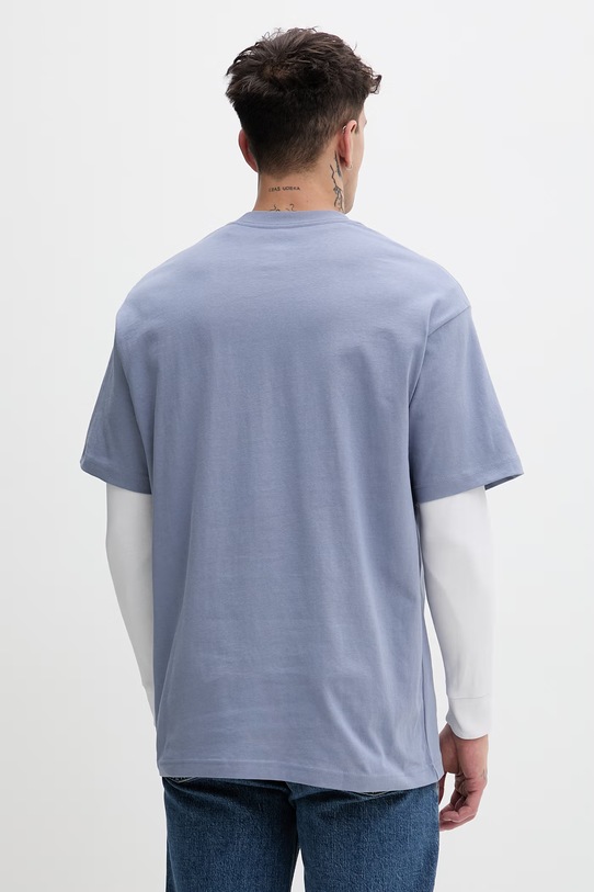 Odzież Vans t-shirt męski bawełniany VN000RAPFOI1 niebieski