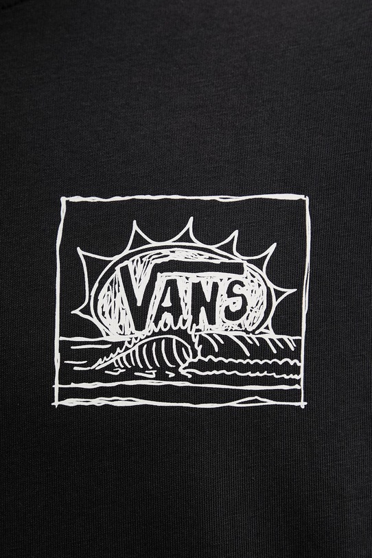 Vans t-shirt basic męski bawełniany VN000TRGBLK1 czarny