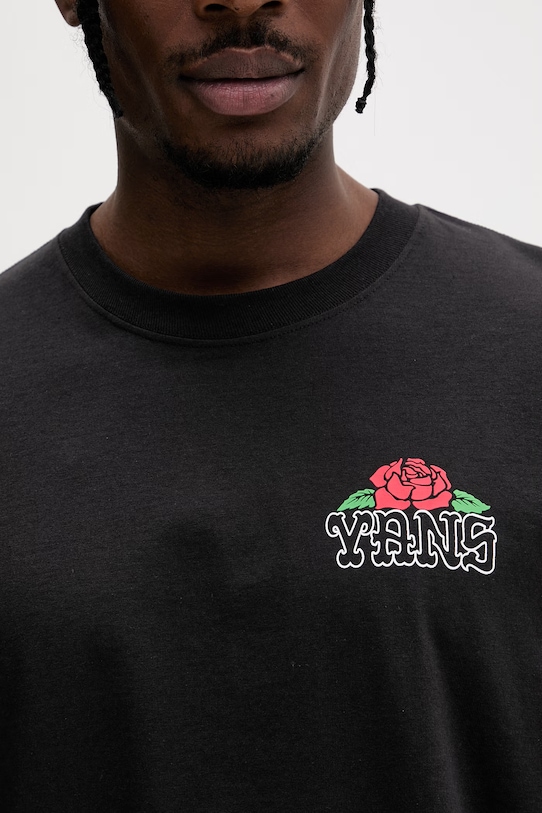 Vans t-shirt basic męski bawełniany VN000VW1BLK1 czarny