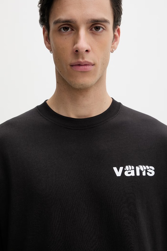 Vans t-shirt męski bawełniany czarny VN000VYFBLK1