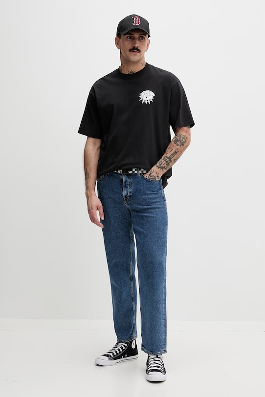 Vans t-shirt męski bawełniany VN000XHRBLK1 czarny SS26