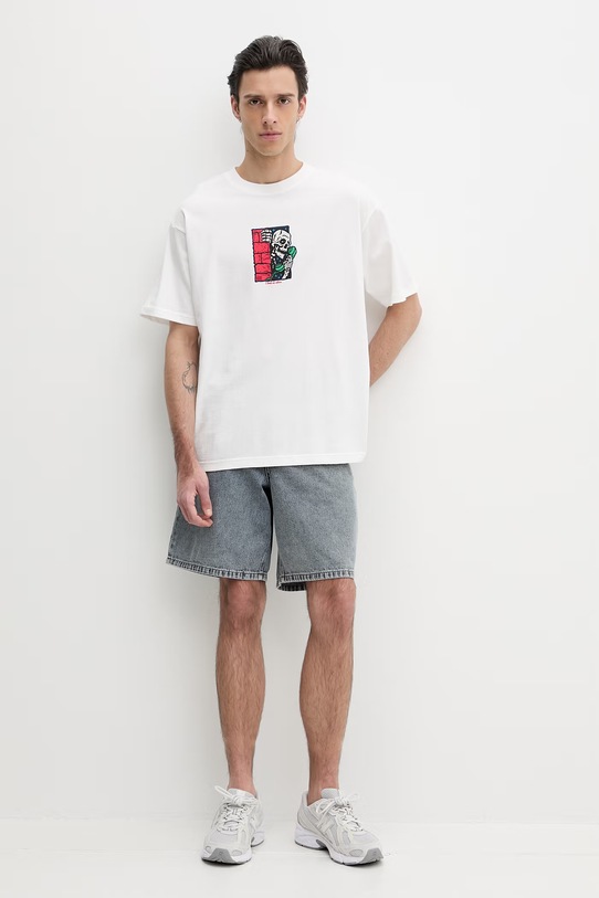 Vans t-shirt basic męski bawełniany VN000XHSWHT1 biały SS26