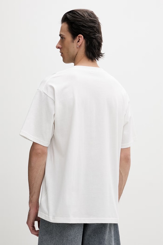 Odzież Vans t-shirt basic męski bawełniany VN000XHSWHT1 biały