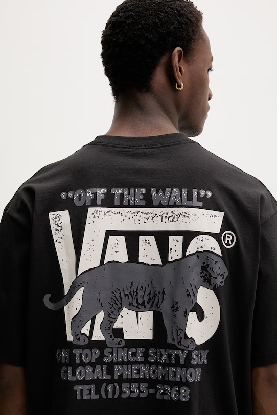 Vans t-shirt męski bawełniany VN000XHTBLK1 czarny