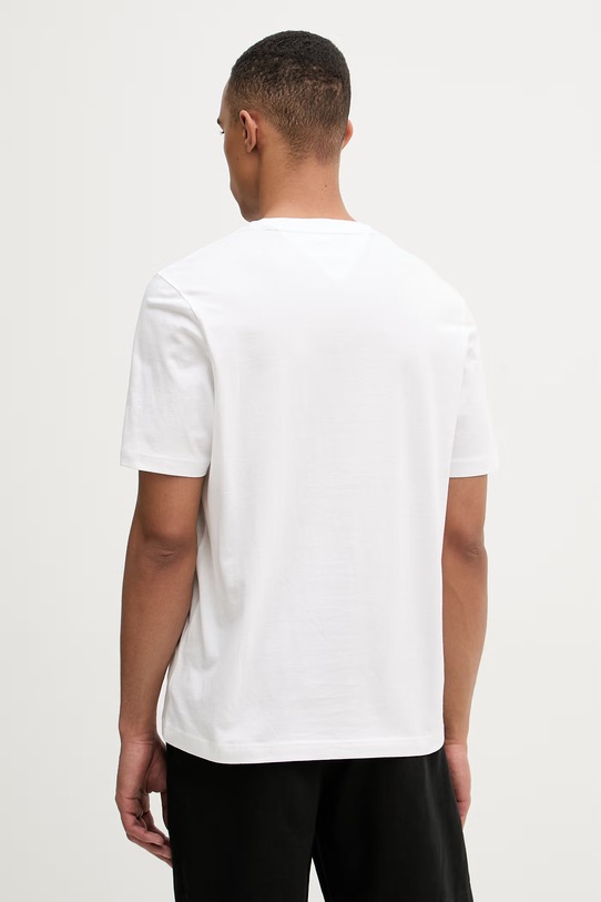 Oblečení Tommy Hilfiger tričko pánské bavlněné MW0MW42364 bílá