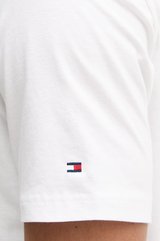 Tommy Hilfiger tričko pánské bavlněné MW0MW42364 bílá