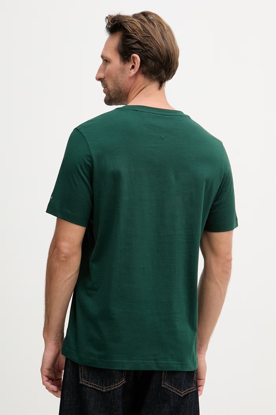Îmbrăcăminte Tommy Hilfiger tricou pentru bărbați, din bumbac MW0MW42364 verde