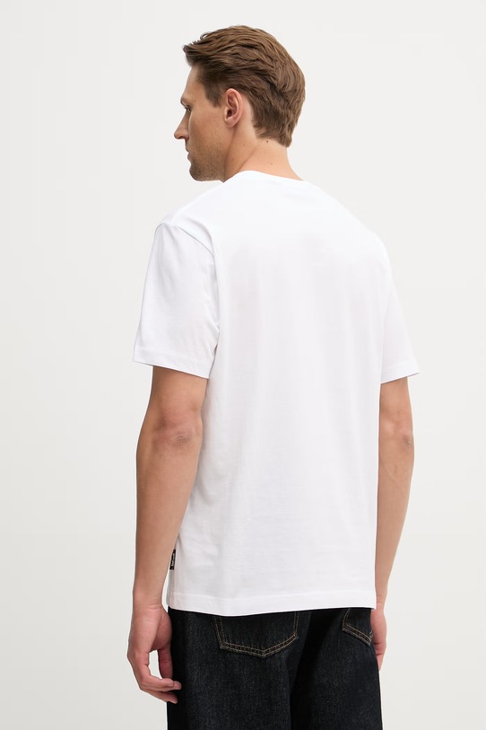 Дрехи Памучна тениска Just Cavalli 80OAHT26.CJ500 бял