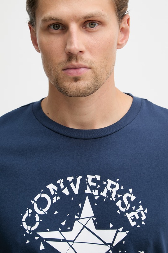 Converse tričko pánské bavlněné námořnická modř CVM6T087