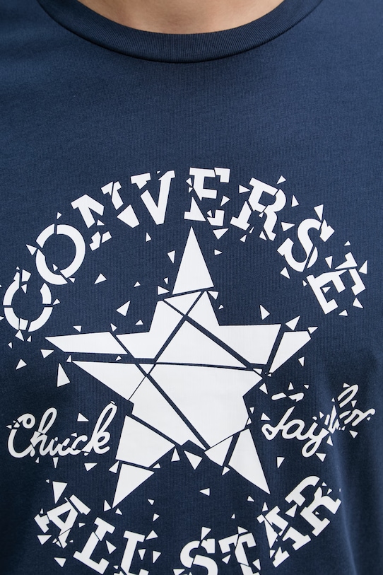Converse tričko pánské bavlněné CVM6T087 námořnická modř
