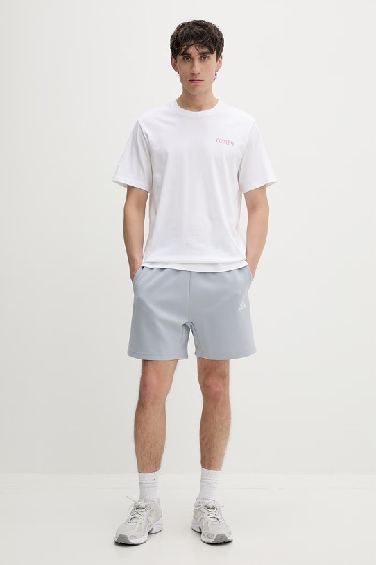 Converse t-shirt męski bawełniany CVM6T095 biały SS26