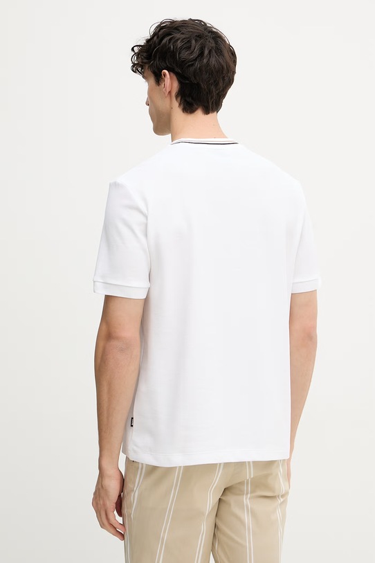 Oblečenie BOSS tričko pánske bavlnené Taut 40 50559847 biela