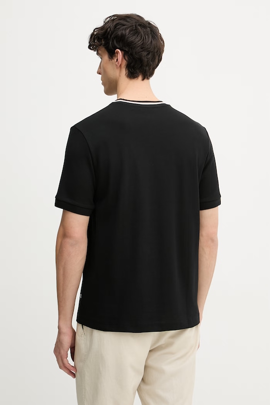 Oblečenie BOSS tričko pánske bavlnené Taut 40 50559847 čierna