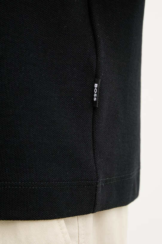 BOSS tričko pánske bavlnené Taut 40 50559847 čierna