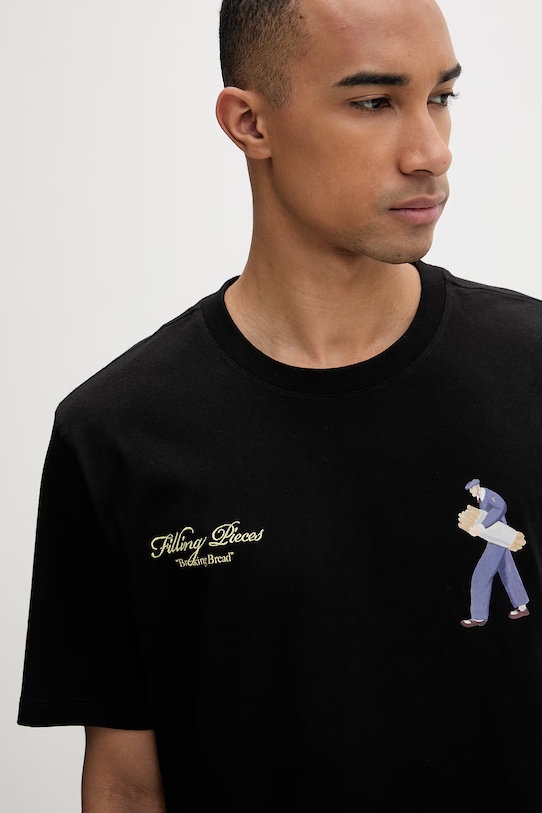 Filling Pieces tričko pánské bavlněné Bakery černá 412620500286.130