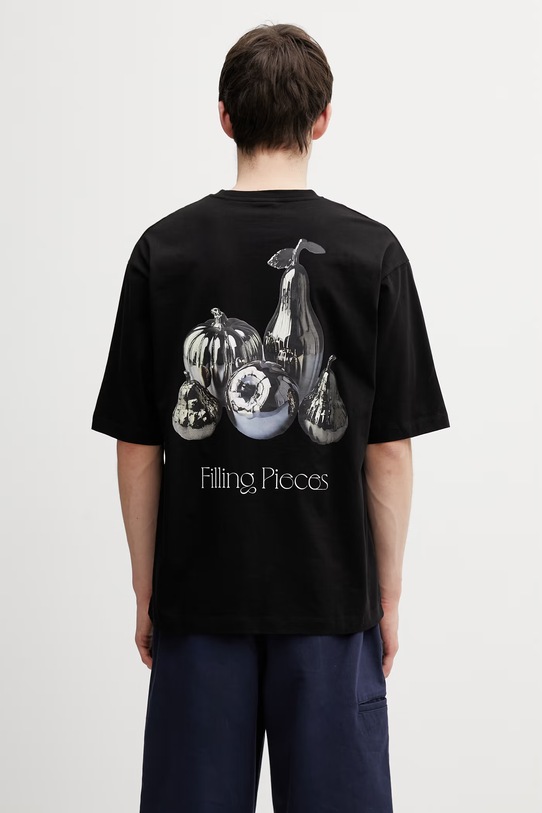 Filling Pieces t-shirt bawełniany Chrome Fruit pozostałe czarny 412620501291.130