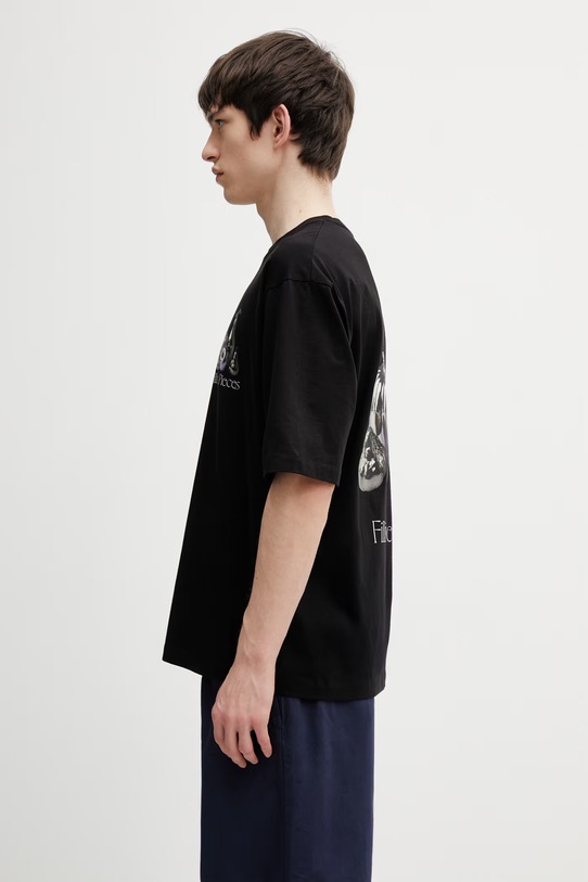 Filling Pieces t-shirt bawełniany Chrome Fruit 412620501291.130 czarny SS26