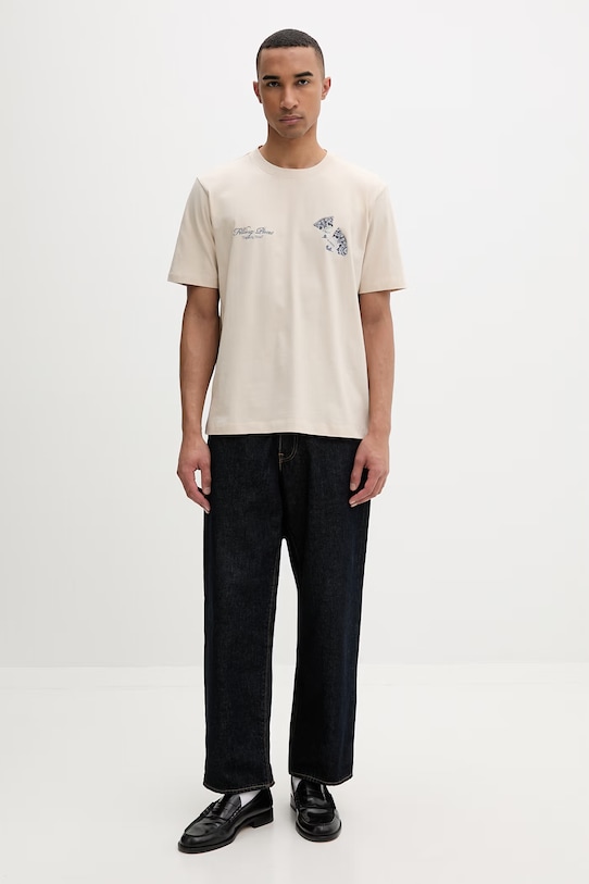 Filling Pieces tričko pánske bavlnené Broken Plate 412620500321.292 béžová SS26