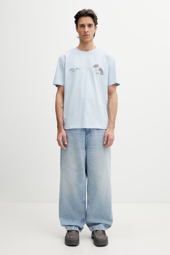 Filling Pieces t-shirt męski bawełniany Broken Plate 412620500321.294 niebieski