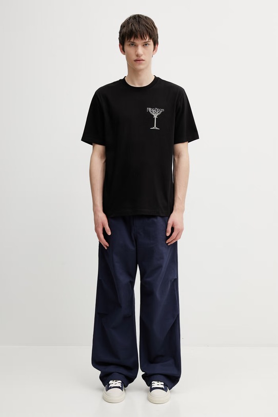 Filling Pieces t-shirt bawełniany Champagne 412620500288.130 czarny