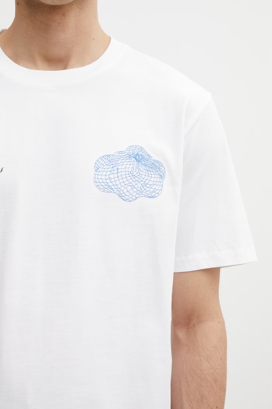 Filling Pieces Citrus t-shirt męski bawełniany biały 412620500290.110