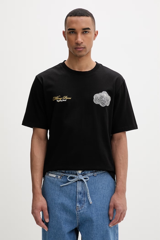 Oblečenie Bavlnené tričko Filling Pieces Citrus 412620500290.130 čierna