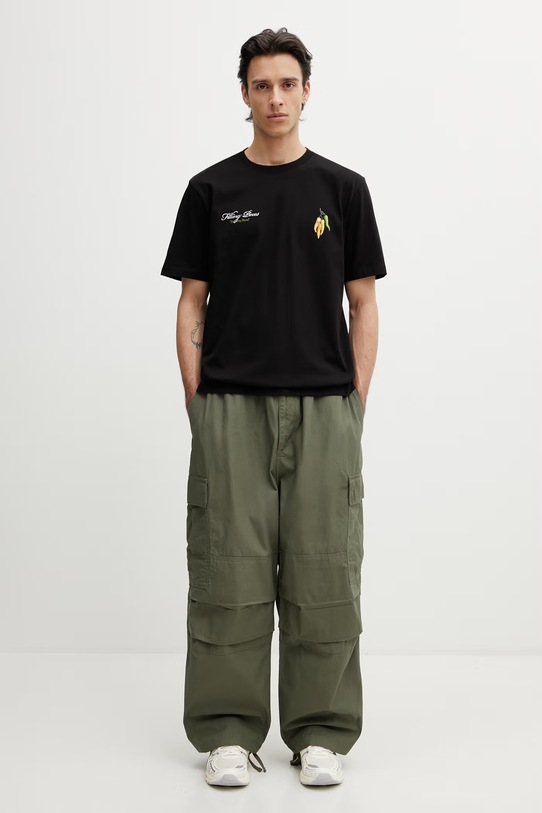 Filling Pieces t-shirt męski bawełniany Pepper 412620500287.130 czarny