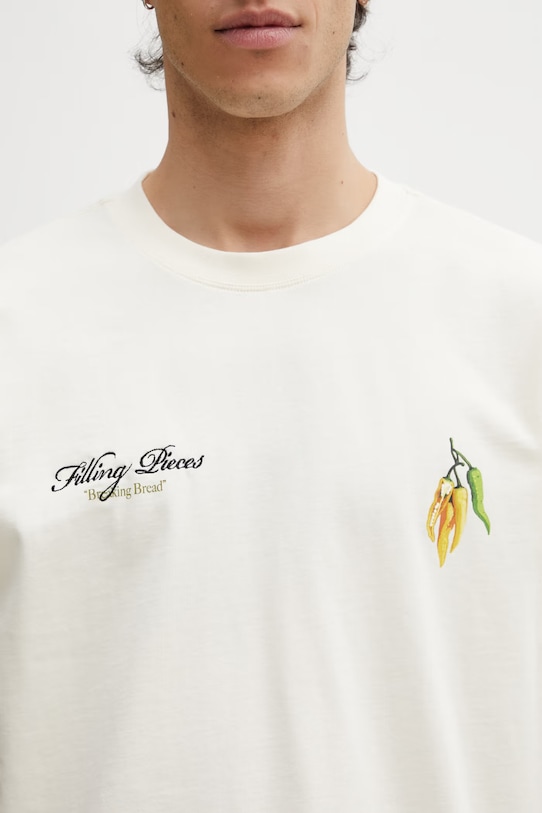 Filling Pieces pánske bavlnené tričko Pepper béžová 412620500287.214