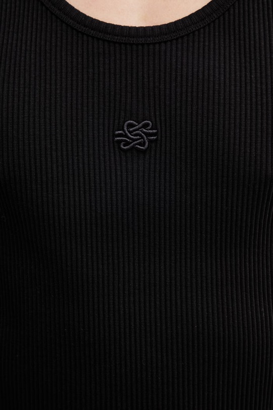 Filling Pieces Ribbed топ с памук мъжки черен 412622500331.130