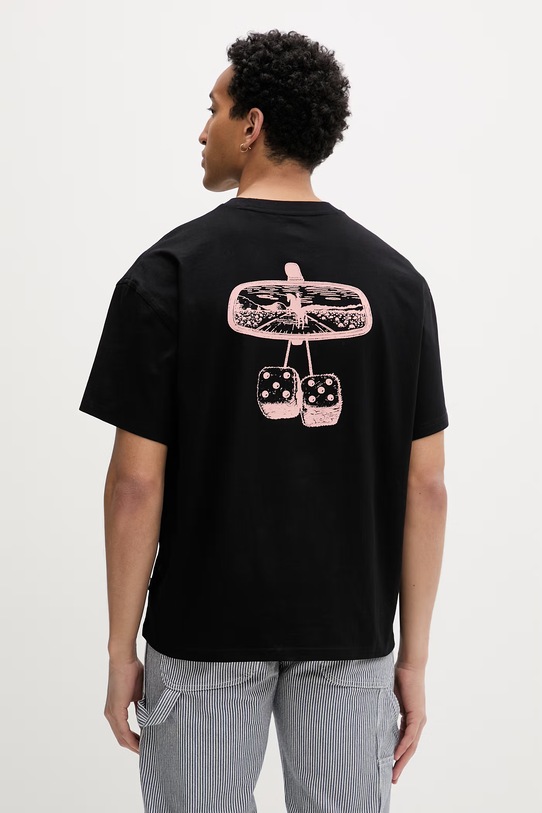 Dickies oversize tričko pánske bavlnené čierna DK0A88GOBLK1