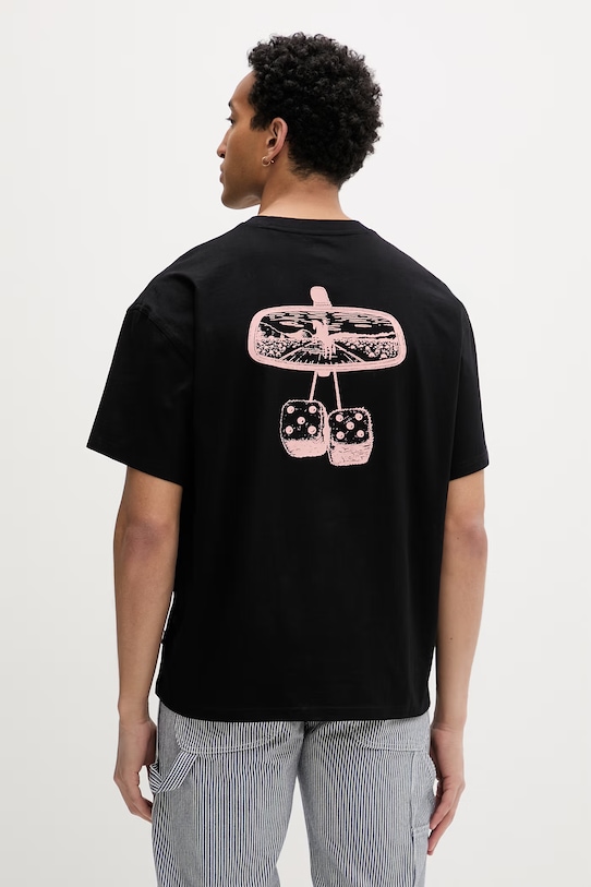 Dickies oversize tričko pánske bavlnené čierna DK0A88GOBLK1
