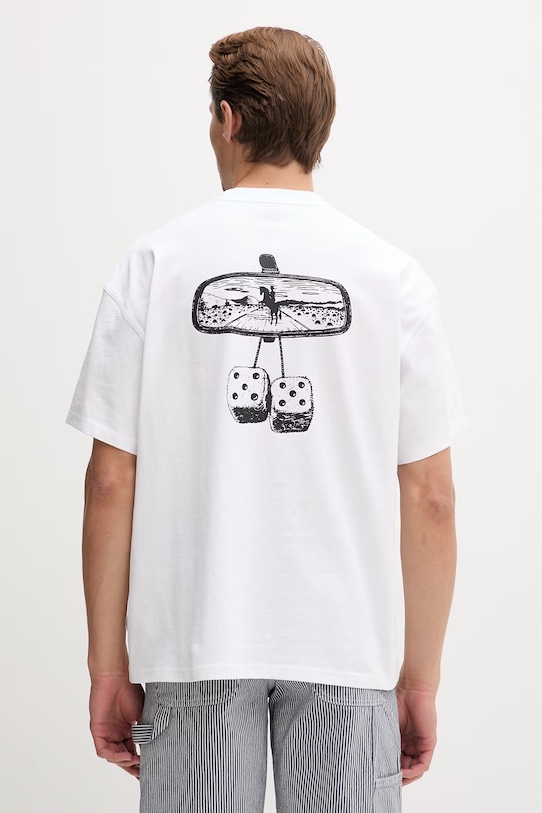 Dickies t-shirt ανδρικό βαμβακερό λευκό DK0A88GO0WH1