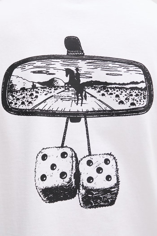 Dickies t-shirt ανδρικό βαμβακερό DK0A88GO0WH1 λευκό