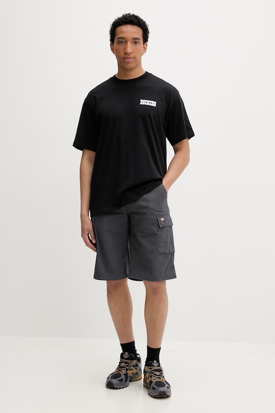Dickies tričko pánske bavlnené DK0A88JIBLK1 čierna SS26
