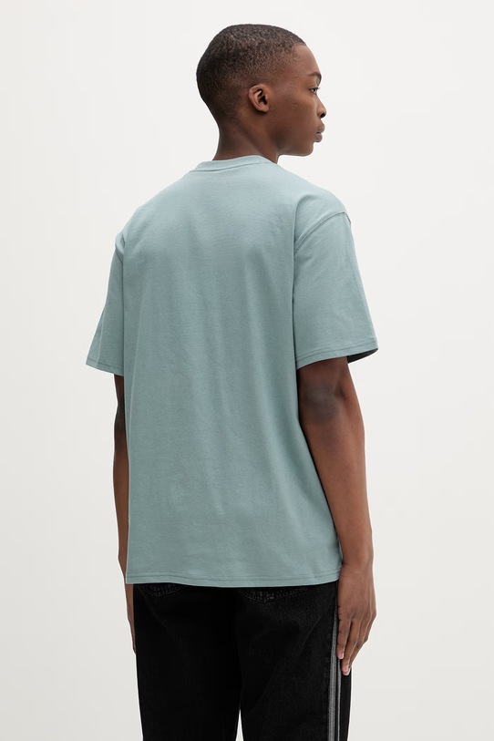 Odzież Dickies T-shirt męski bawełniany DK0A4YFCL371 turkusowy