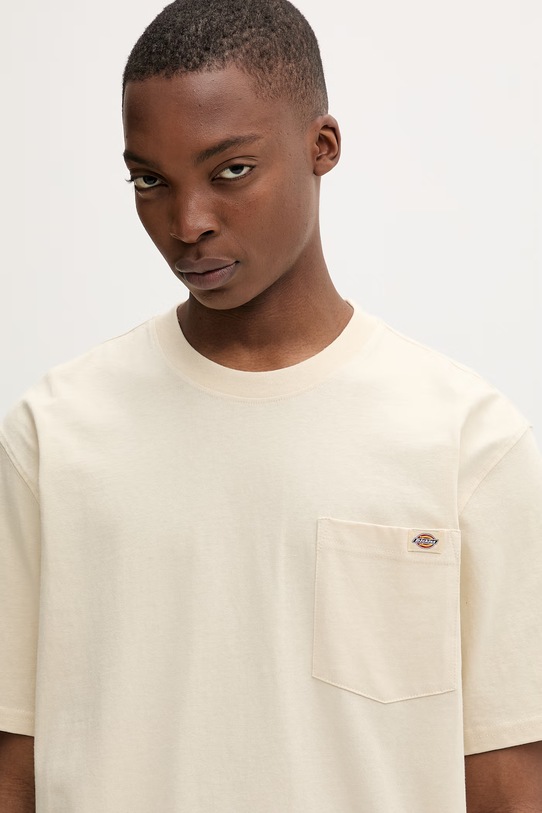 Dickies T-shirt męski bawełniany beżowy DK0A4YFCL171
