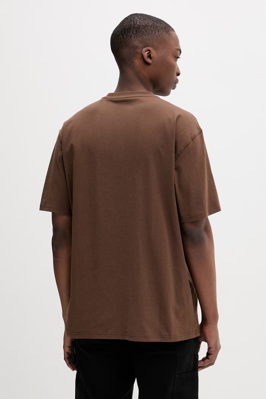 Odzież Dickies T-shirt basic męski bawełniany DK0A4YFC0TB1 brązowy