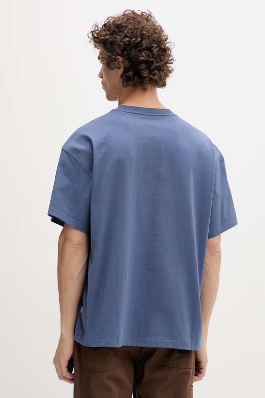 Odjeća Dickies majica za muškarce od pamuka DK0A88PDRI21 plava