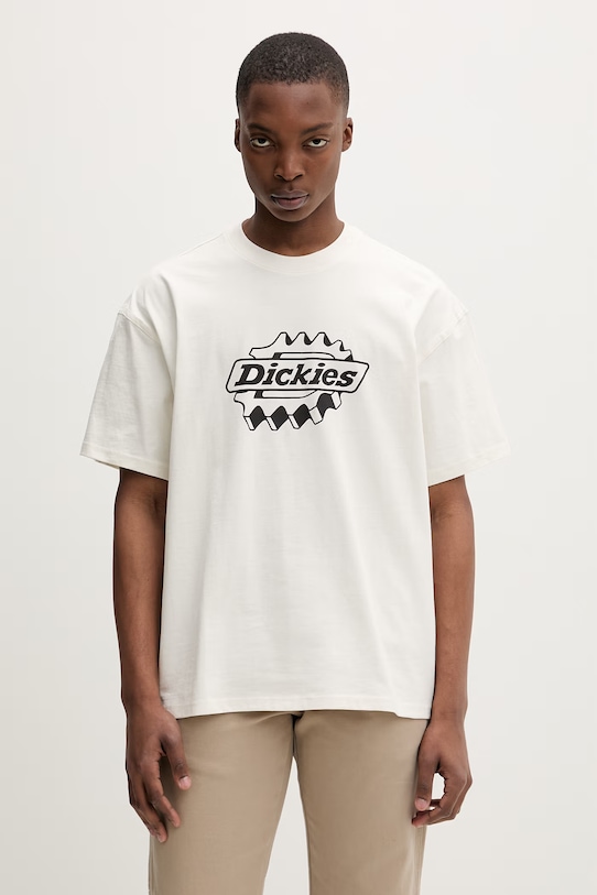 Dickies tričko pánske bavlnené béžová DK0A88PDC481