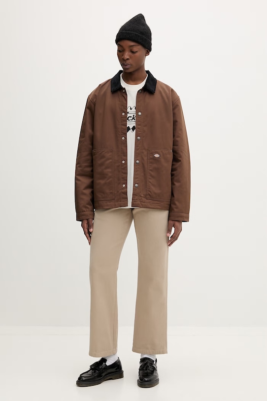 Dickies tričko pánske bavlnené DK0A88PDC481 béžová SS26