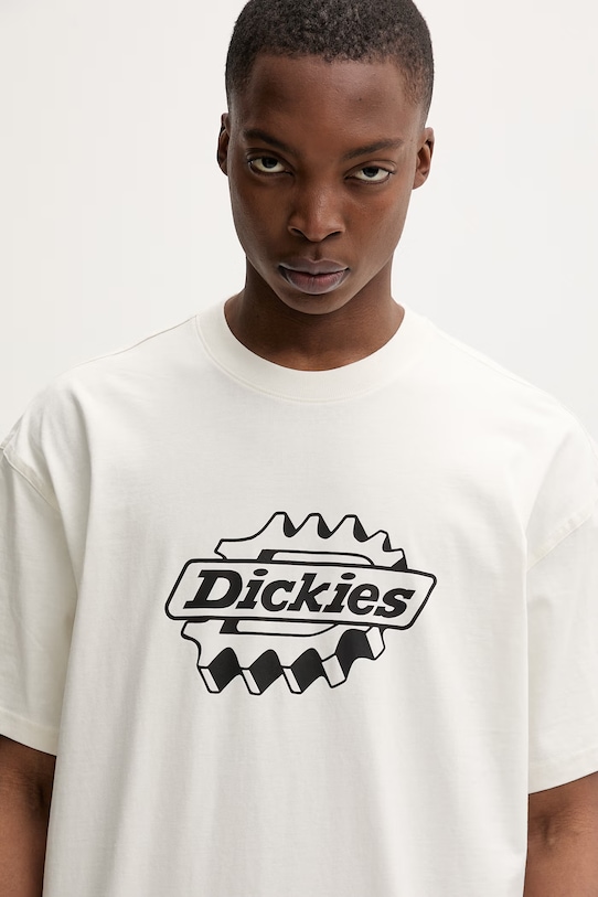 Dickies tričko pánske bavlnené béžová DK0A88PDC481