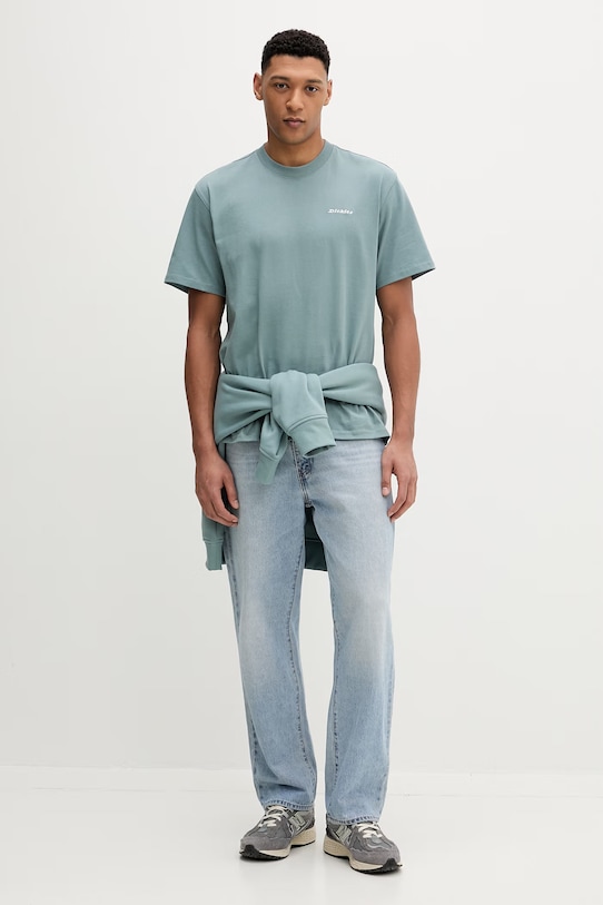 Dickies t-shirt bawełniany DK0A89ENL371 zielony SS26