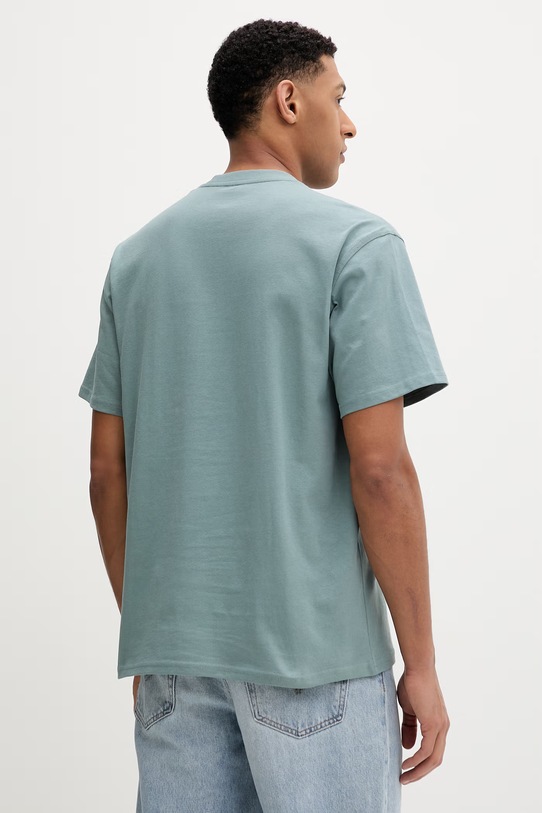 Odzież Dickies t-shirt bawełniany DK0A89ENL371 zielony