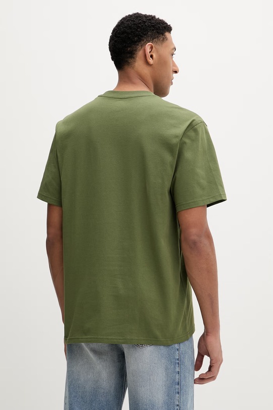 Odzież Dickies t-shirt bawełniany DK0A89ENK721 zielony