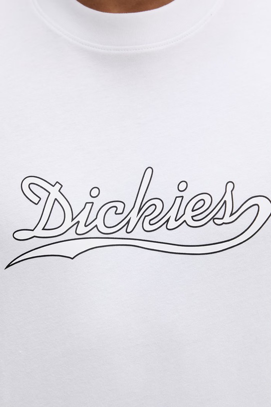 Dickies t-shirt bawełniany DK0A88PE0WH1 biały