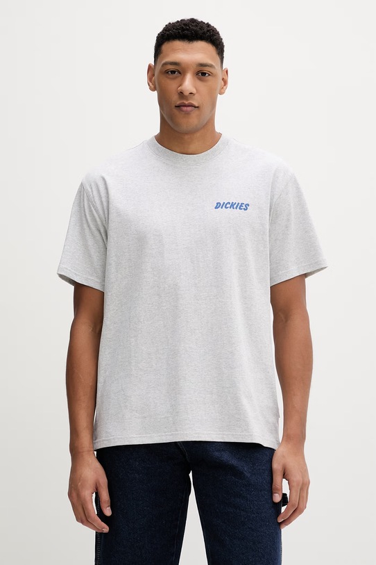 Odzież Dickies t-shirt bawełniany DK0A8853A281 szary