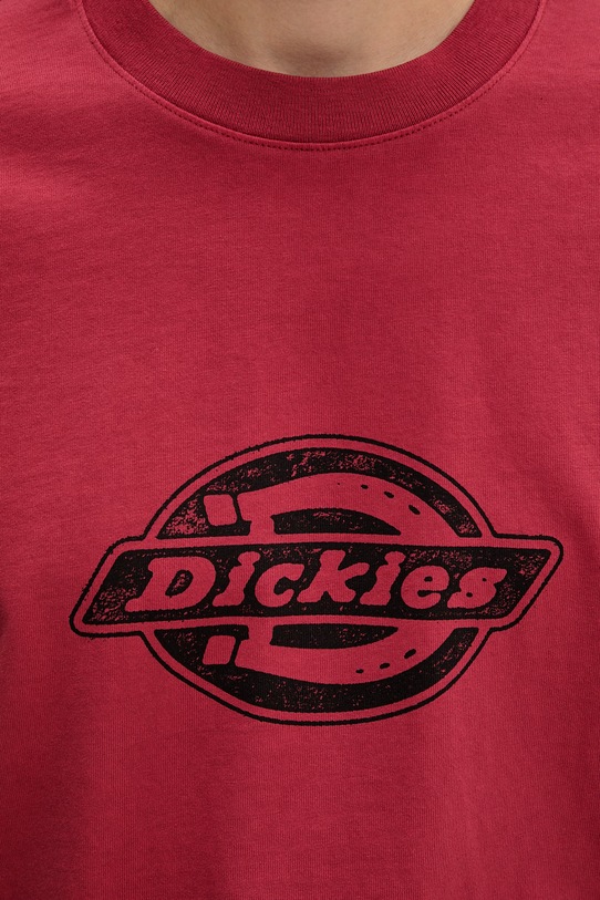 Dickies tričko pánske bavlnené DK0A88GNL331 červená
